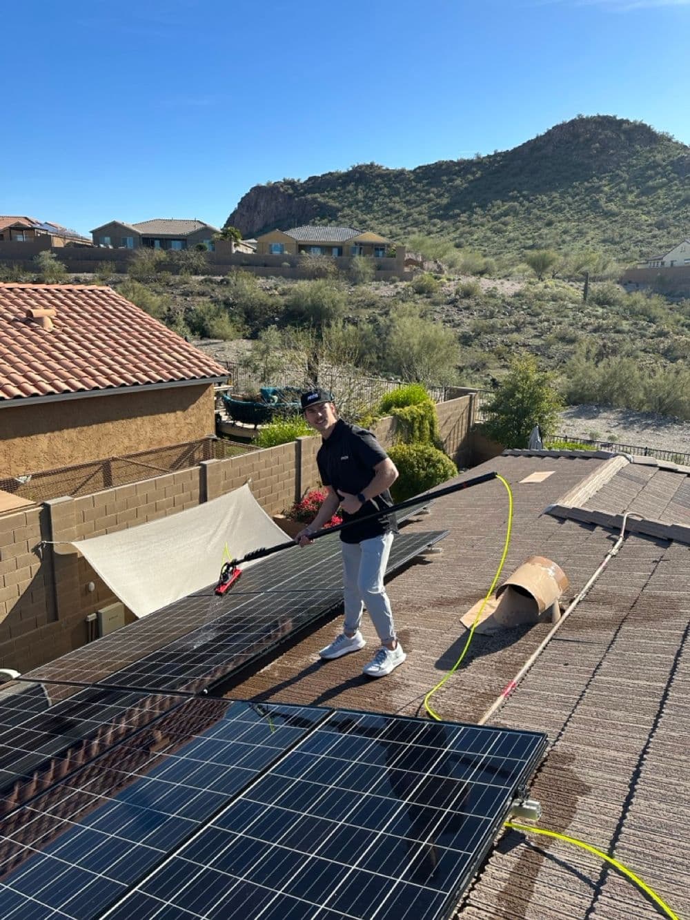 Solar Panel Cleaning Project