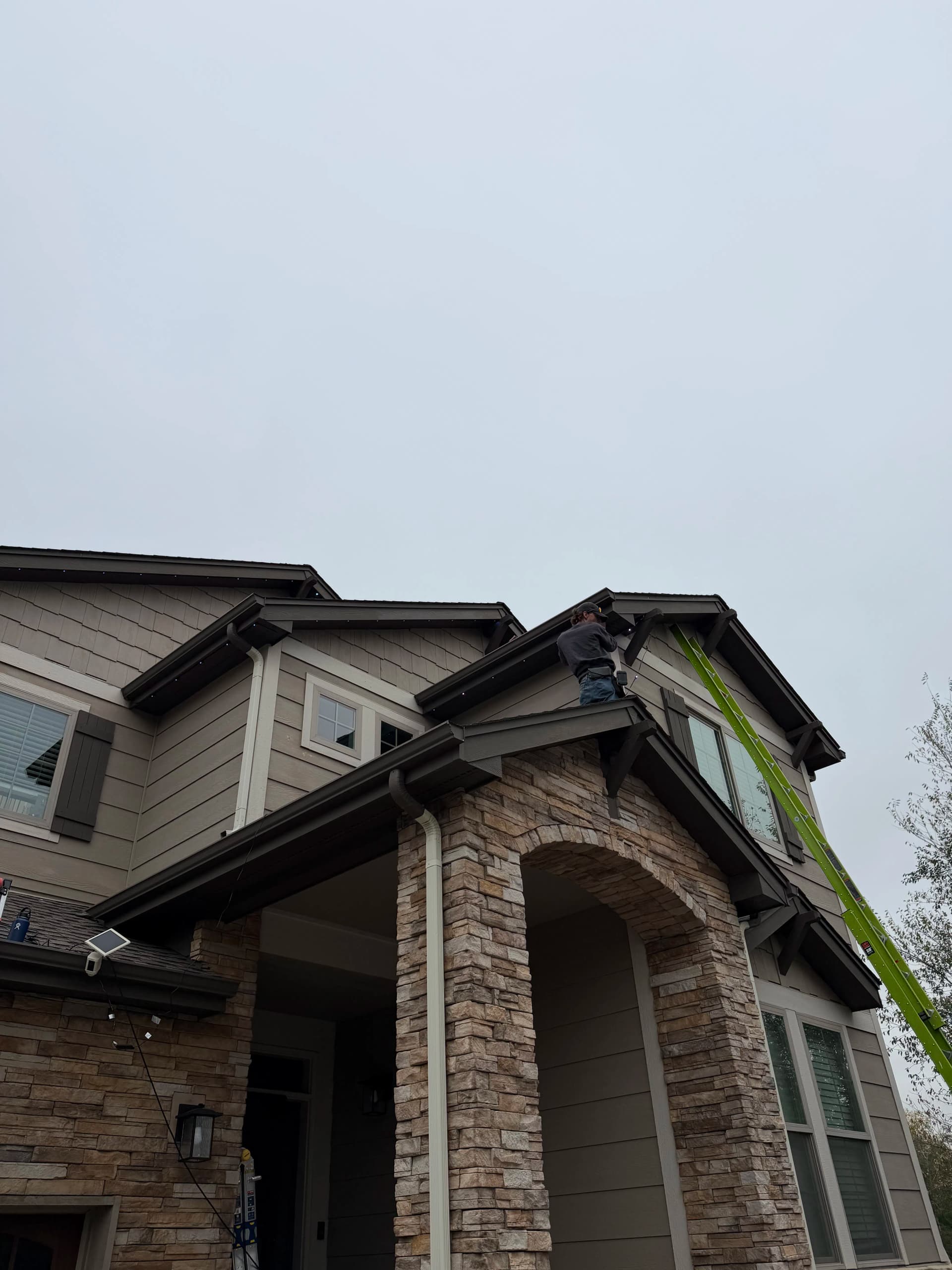 Permanent Holiday Lighting Installation in Littleton image